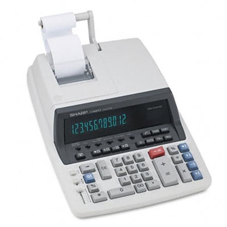 Sharp QS2770H QS-2770H Desktop Calculator  12-Digit Fluorescent  Two-Color Printing